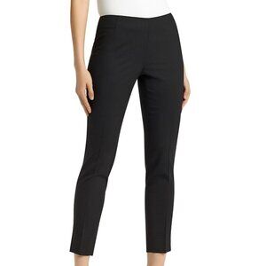 LAFAYETTE148 'Stanton' Black Cropped Slim Fit High-Rise Dress Pants SIZE 4